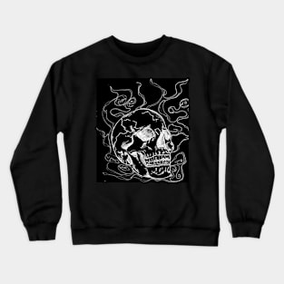 skull smoke Crewneck Sweatshirt